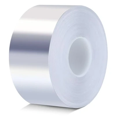 Immagine di Nastro adesivo alluminio resistente al calore per temperature alte e basse, impermeabile, resistente, ideale riparazioni durevoli (50 mm x 50 m).