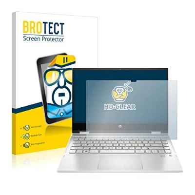 Immagine di brotect Pellicola Protettiva per HP Pavilion x360 (14 dwX) Protezione Schermo [Trasparente, Anti Impronte]