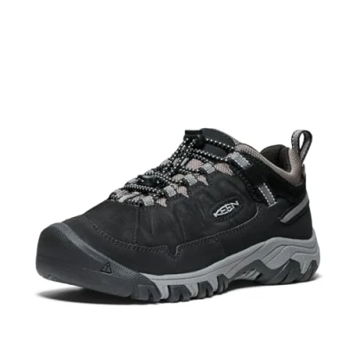 Immagine di Keen Targhee IV LOW WP Unisex Scarpa da hiking per bambini, Taglia: 24, Black Pelle e tessuto
