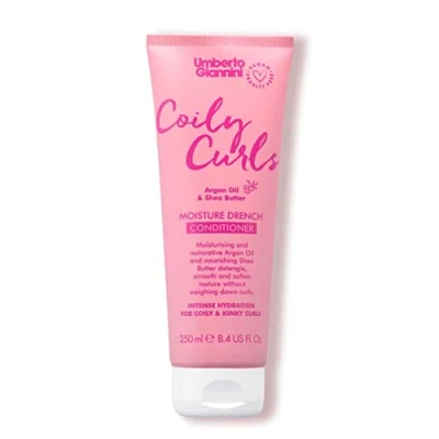 Immagine di Umberto Giannini Coily Curls Moisture Recovery arricciacapelli condizionatore vegan senza crudeltà