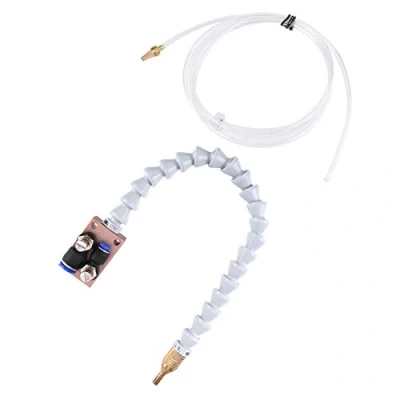 Immagine di di Spruzzatura del Liquido Raffreddamento Nebulizzazione per Tubo d&#039;Aria da 8mm / 0,3 Pollici, Spruzzo Nebbia Tornio CNC Fresatura Trapano