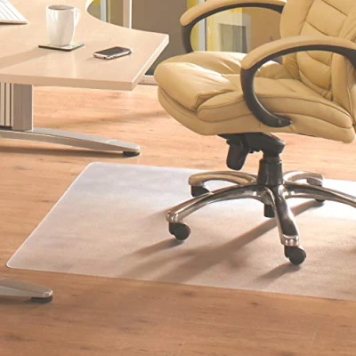 Immagine di Floortex Valuemat Tappetino per Sedia in PVC Pavimenti duri e Piastrelle, Trasparente, 120cm x 150cm
