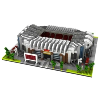 Immagine di Atomic Building Manchester United Old Trafford Stadio. Modello da assemblare con nanoblocchi. più di 3800 Pezzi
