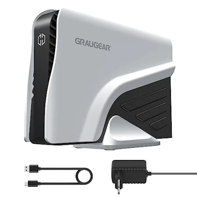 Immagine di GRAUGEAR External Hard Drive for Playstation5 Design in PS5 3.5&quot; HDD con alimentatore formattato per Playstation4, e Slim (TB, 4)