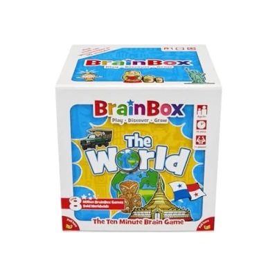 Immagine di The Green Board Game Company , BrainBox World (Refresh 2022) Card Ages 4+ 1+ Players 10+ Minutes Playing Time
