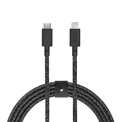 Immagine di Native Union Cavo Belt da USB C a Lightning Rinforzato Ultra Resistente 3 Metri, Compatible con iPhone 14, Phone 14 Plus, Pro, Pro Max, 13 e precedenti (Cosmo)