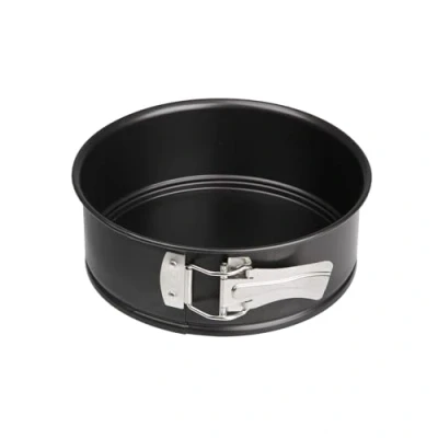 Immagine di Zenker Stampo Tortiera Apribile Mini Size Ø 18cm con Cerniera in Carbon Steel Rivestimento antiaderente,(colore: nero), quantità: 1 pezzo Bordo Salva Impasto