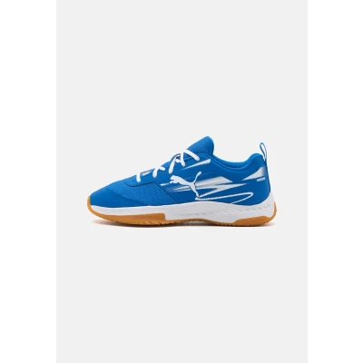 Immagine di Puma Varion II JR Unisex Scarpe da pallamano per bambini, Taglia: 34.5, Team royal/white Tessuto / sintetico