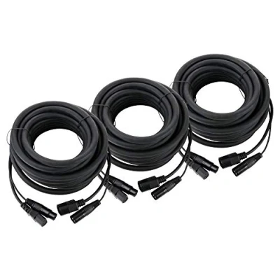 Immagine di Pronomic Stage IECD 10 DMX Cavo ibrido C/DMX 10m Set 3 pezzi