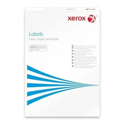 Immagine di Xerox 003R97401 etichette per indirizzi 210 x 148 mm, in confezione da 100 fogli A4, un totale di 200 con angoli arrotondati, colore bianco