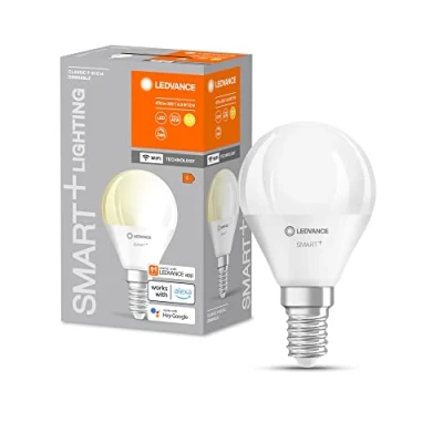 Immagine di LEDVANCE 4058075778610 LED (monocolore) ERP F (A G) E14 Forma di goccia 4.9 W = 40 Bianco caldo (Ø x A) 47 mm 1 pz.