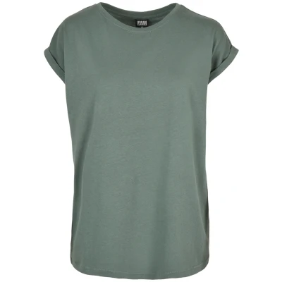 Immagine di Urban Classics Extended Shoulder Tshirt basic, Donna, Taglia: Small, Paleleaf