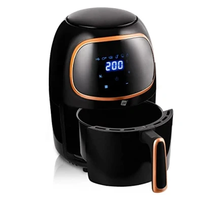 Immagine di NK Friggitrice ad aria 2L calda, facile da usare, 6 programmi, rivestimento antiaderente, 1000W, temperatura regolabile fino a 200ºC LED Touch Panel