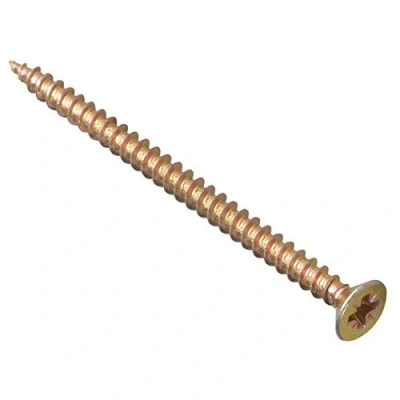 Immagine di Forgefix MPS670Y Vite Multiuso Compatibile Pozi CSK ST ZYP 6,0 x 70 mm, Confezione da 100, Giallo passivato, 6 Set di 100 Pezzi