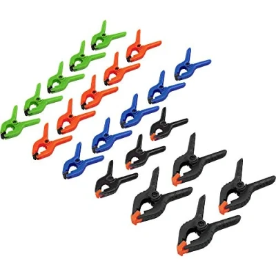 Immagine di Morsetti di fissaggio mini in kit da 22 pezzi Basetech 1529585 Dimensione del prodotto, lunghezza: 90 mm
