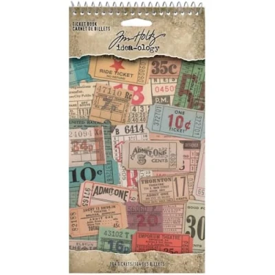 Immagine di Tim Holtz Advantus Libro Biglietti Idea Olo 335/PKG, Ticket Book, Taglia unica