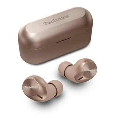 Immagine di Technics EAH AZ40 Cuffie Wireless In Ear, Auricolari Bluetooth, con Tecnologia JustMyVoiceTM, Durata della Batteria di 25 Ore, Oro Rosa