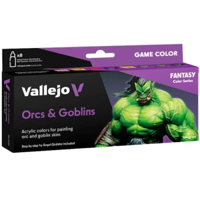 Immagine di Vallejo Game Color Orcs &amp; Goblins Set di Colori Acrilici, 8 x 17 ml, Multicolore