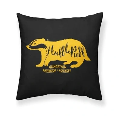 Immagine di FUNDA DE COJÍN 100% ALGODÓN 50X50CM MODELO HUFFLEPUFF VALUES A