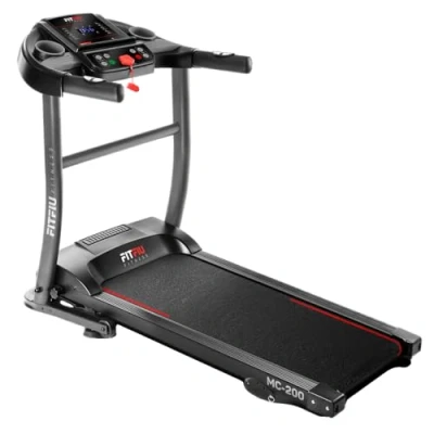 Immagine di Fitfiu Fitness MC 200 Tapis roulant Pieghevole, velocità Regolabile Fino a 14km/h, Potenza 1500W, Superficie di Corsa 40x110cm, cardiofrequenzimetro, 12 programmi Allenamento, Peso Massimo 90kg