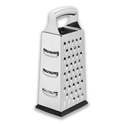 Immagine di Grattugia Manuale per Formaggio da Cucina con 4 Lame di Taglio
