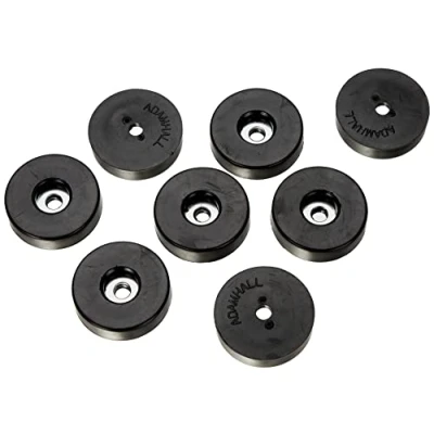Immagine di Adam Hall Hardware 4906 M8 AH Bustina con set di 8 piedi in gomma 38 x 10 mm