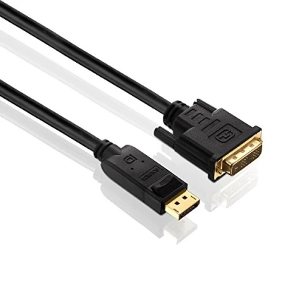 Immagine di PureLink PI5200 150 Cavo adattatore da DisplayPort a DVI D (FullK 2K (1080p), Ethernet), (connettore (20 pin) connettore (18 + 1 pin), certificato, 15,0 m, nero