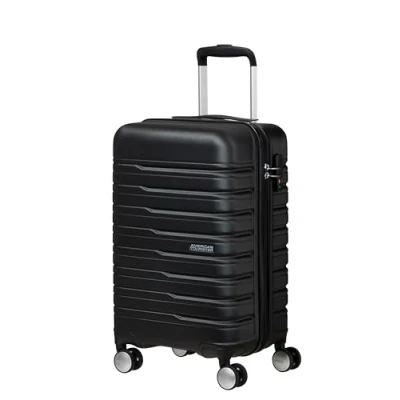 Immagine di American Tourister Flashline Spinner S Slim, Bagaglio a Mano, 55 cm, 34 L, Nero (Shadow black)
