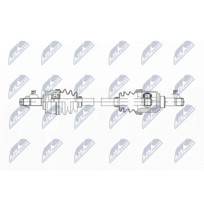 Immagine di NTY NPW FT 073 Albero motore / Semiasse Assale anteriore Sx 597