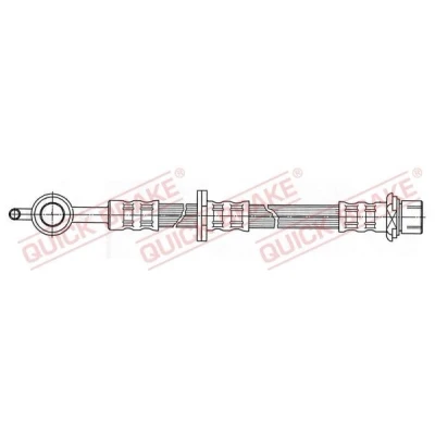Immagine di QUICK BRAKE 58.999 Tubi Freno 523mm con filettatura interna TOYOTA: Yaris I Hatchback, Verso