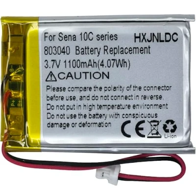 Immagine di 803040 3.7v 1100mAh Lithium ion batteria Sostituzione per sena 10C e pro Motorcycle Bluetooth Camera Headset