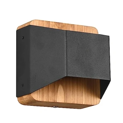 Immagine di Trio, Applique, Arino incl. 1 x LED,SMD,4,3 Watt,3000K,430 Lm. Finitura: Metallo, nero opaco L:12,2cm, A:12,0cm, P:10,0cm OSRAM Inside,