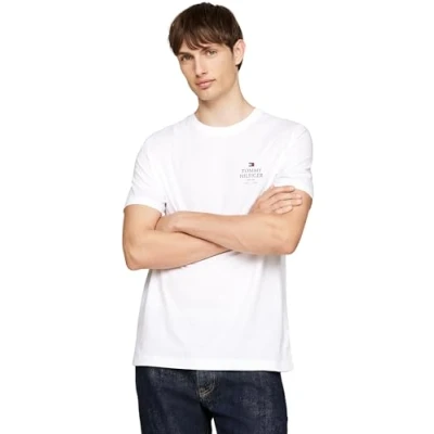 Immagine di Tommy Hilfiger Stack TEE Tshirt basic, Uomo, Taglia: XXL, White