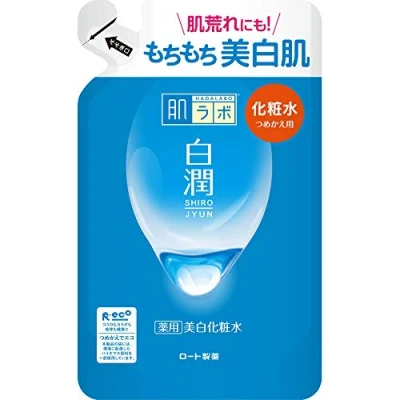 Immagine di Hada Lab Shirajun Medicated Whitening Lotion High Purity Arbutin x Vitamin C Japanese Hanatogi Extract Refill 170mL [Quasi drug]