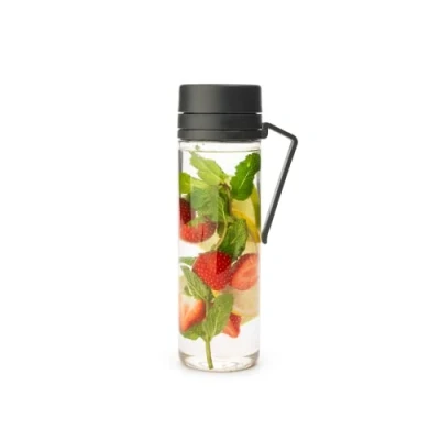 Immagine di Brabantia Make &amp; Take Bottiglia con Filtro 0.5L Borraccia da Viaggio Manico per Frutta Ermetica Infusore Trasparente Adatto Lavastoviglie Light Grey