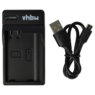 Immagine di vhbw caricatore compatibile con Nikon Z5, D800E, Z8, D850, D810a, Z6 II, Z7, Z7 camera Stazione di carica + spia carica, 8,4 V
