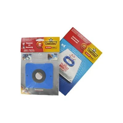 Immagine di Topfilter FCK68007 Top Filter 68007 Fackelmann Adattatore per aspirapolvere con Sacchetto Click Bag, 10 x 11 1,5 cm, Tessuto Non