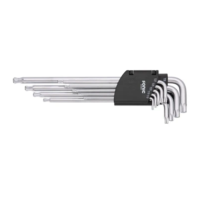 Immagine di SONIC 600909 Serie di cacciaviti ad angolo T10, T15, T20, T25, T27, T30, T40, T45, T50 Acciaio al cromo vanadio 9