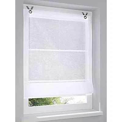 Immagine di Tenda a Pacchetto Kessy Bessy Bianco con Occhielli 80 * 140 cm