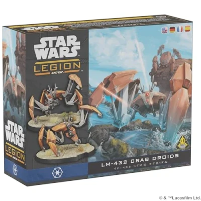 Immagine di Atomic Mass Star Wars Legion LM 432 Crab Droid Unit Espansione Gioco in miniatura inglese per età 14+ di guerra con lancio dadi 2 giocatori