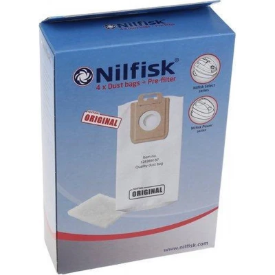 Immagine di Nilfisk Synthetische stofzakken (4) power serie 128389187