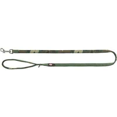 Immagine di TRIXIE Guinzaglio Premium con imbottitura in neoprene, Xs S: 1,20 M/15 mm, mimetico/verde foresta 1987123