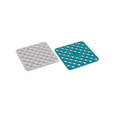 Immagine di Joseph Duo Spot On Sottopentola in Silicone, Presine da tavolo Resistente al calore per Pentole e Padelle, Set di 2, Blu/Bianco