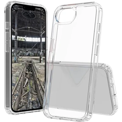 Immagine di JT Berlin Pankow Clear Backcover per cellulare Apple iPhone 16e Trasparente Carica induttiva, Anti urti 11111