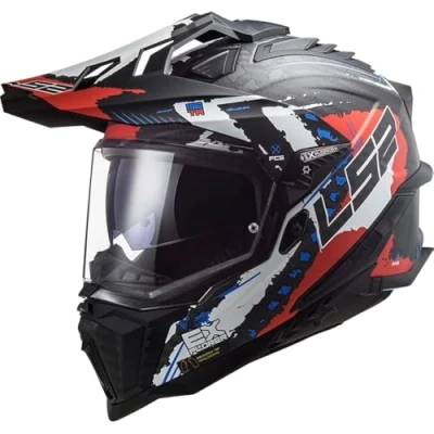 Immagine di LS2, casco cross moto Explorer Extend mat red 06, S