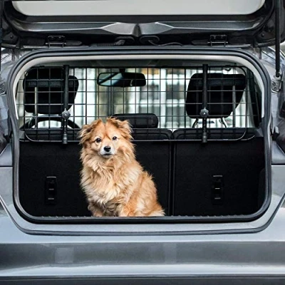Immagine di Heldenwerk Griglia divisorio Auto per Cani Universale Separatore Bagagliaio con Fissaggio del poggiatesta barriera divisoria