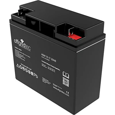 Immagine di Offgridtec Agm Batteria Solare per Applicazioni Cicliche 17 Ah 12 V, 2 01 001001