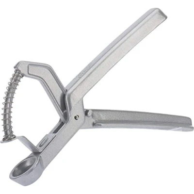 Immagine di Westmark Denocciolatore per olive, Pratico utensile con molla, Lunghezza: 16,7 cm, Alluminio rivestito, Olivus, 40402270