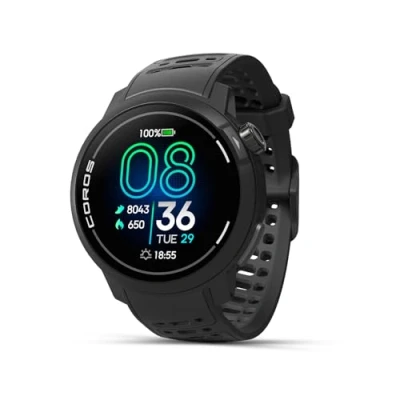 Immagine di COROS PACE Pro GPS Sport Watch, touchscreen AMOLED da 1,3 pollici, processore più veloce della categoria, 20 giorni di durata batteria, navigazione con mappe globali offline