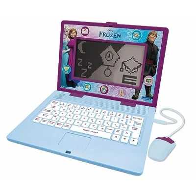 Immagine di Lexibook Frozen Computer Educativo Bilingue Francese/Inglese, Giocattolo per Bambini, 170 Attività Imparare, Divertirsi e Giocare Pianoforte, Grande schermo, Unico, JC599FZi1